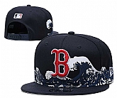 Boston Red Sox Team Logo Adjustable Hat YD (7)